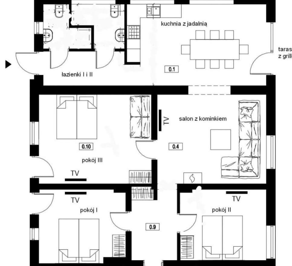 Apartament Pod Bukowym Lasem Meszna Exteriér fotografie